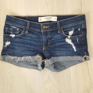 3/$20 Abercrombie & Fitch Cutoff Jean Shorts